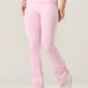 Calça Flare Fold Rosa Blush