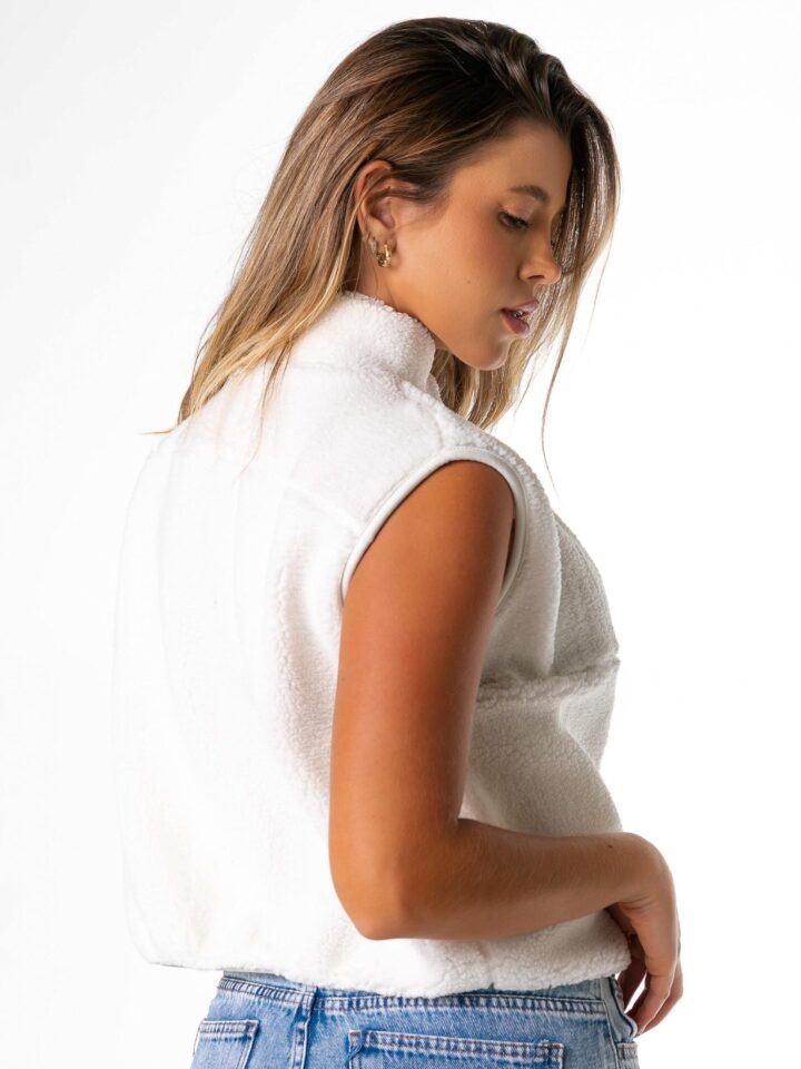 Alternative view of Colete Sherpa Off White