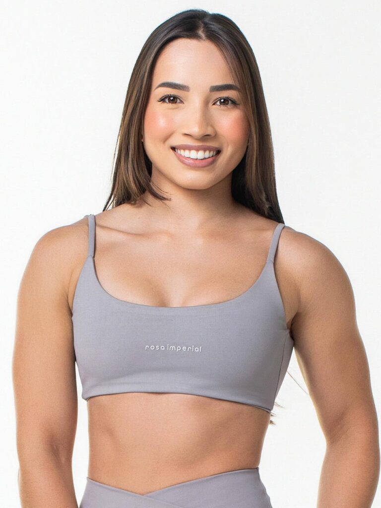 Top New Basic  Cinza