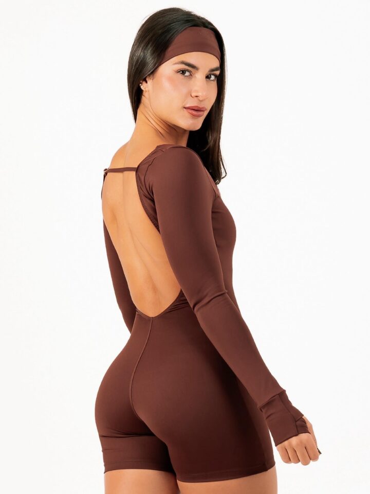 Alternative view of Macaquinho Match Manga Longa Espresso