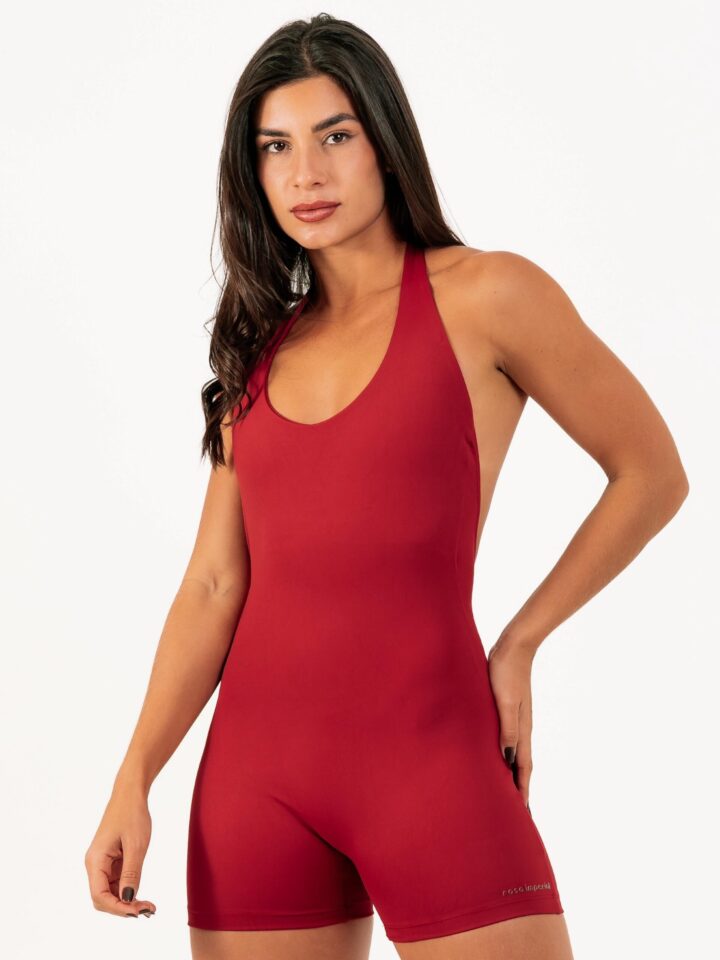 Macaquinho Wonder Frente Única  Cherry