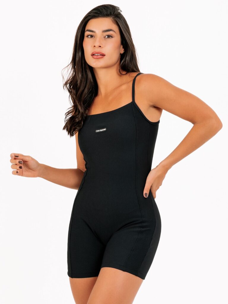 Macaquinho Honey Canelado Preto