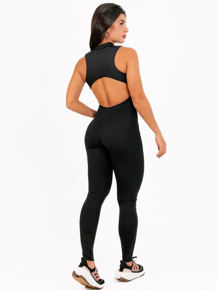 Alternative view of Macacão Running Preto