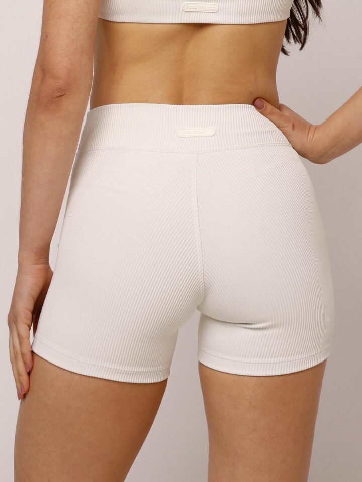 Alternative view of Short Skin Canelado Off White