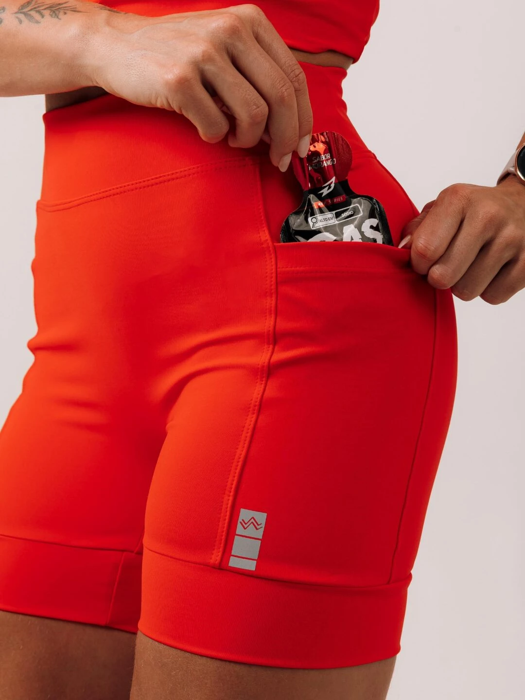 Short Pace Barrado Red Sunset - Imagem 3