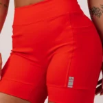 Short  Pace Barrado Red Sunset