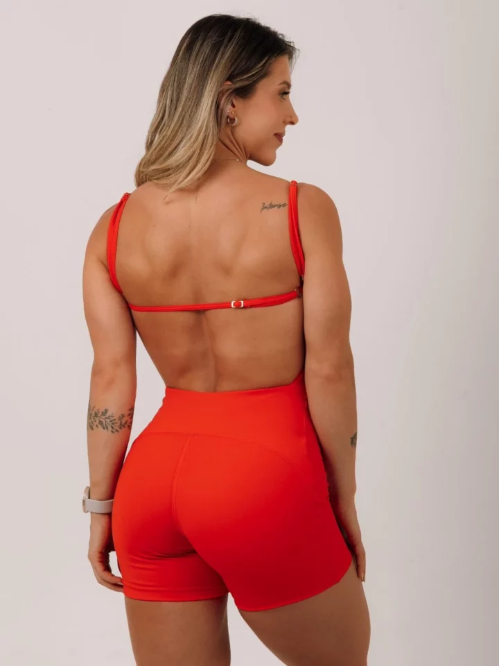 Alternative view of Macaquinho New Crush Red Sunset