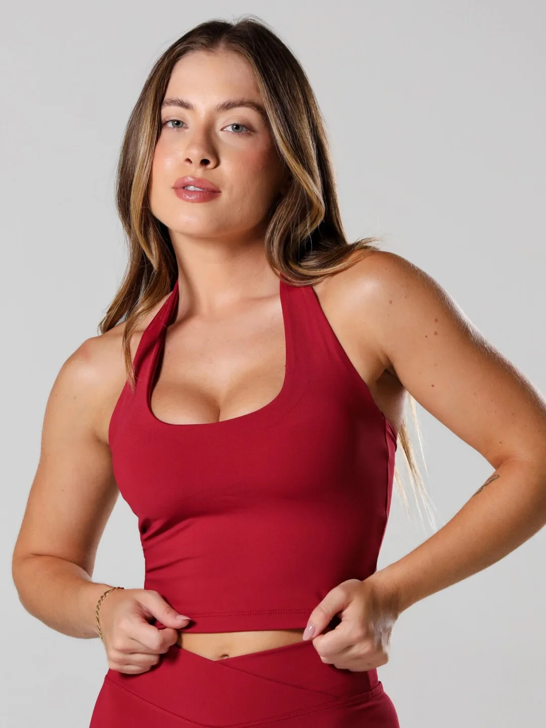 Top Wonder Frente Única Cherry