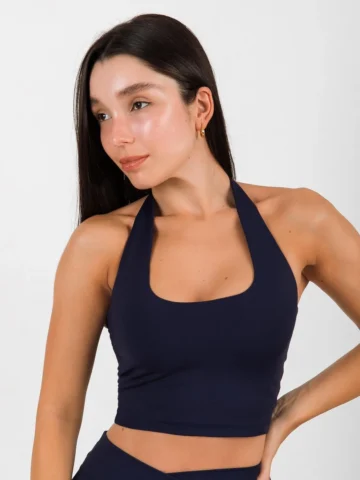 Top Wonder Frente Única  Azul Marinho