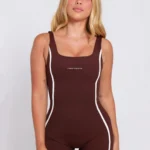 Macaquinho Contrast Espresso Com Off