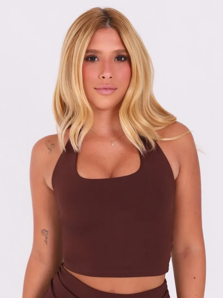 Top Wonder Frente Única  Espresso