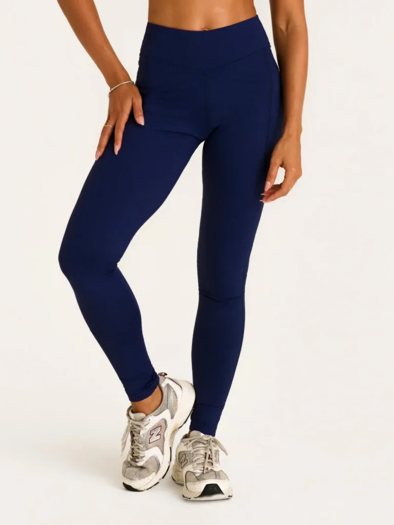 Legging Bolsos Slim Azul Marinho