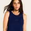 Regata Cropped Basic Azul Marinho