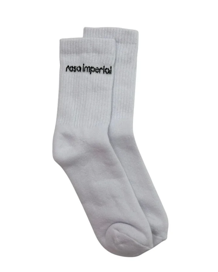 Meia Algoodão Cano Alto