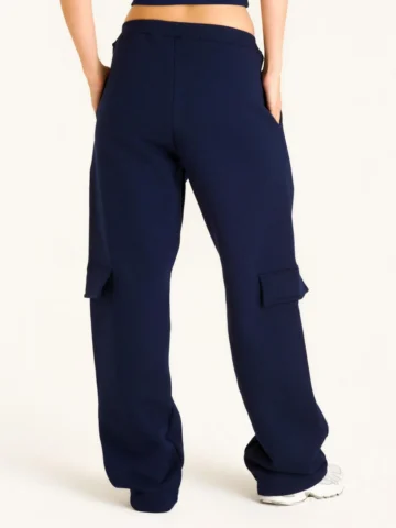 Alternative view of Calça Sport Oversize Azul Marinho