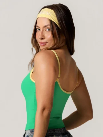 Alternative view of Regata Form Verde Com Amarelo