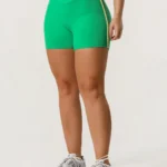 Short Contrast Verde Com Amarelo