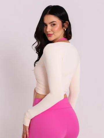 Alternative view of Cropped Long Sleeve Baunilha