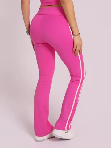 Alternative view of Calça Flare Fold Duo Milk Shake Com Baunilha