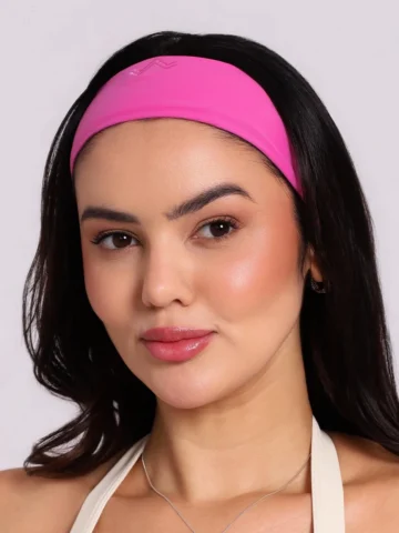 Faixa De Cabelo Bordada Milk Shake