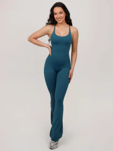 Macacão Flare Bestie Azul Deep
