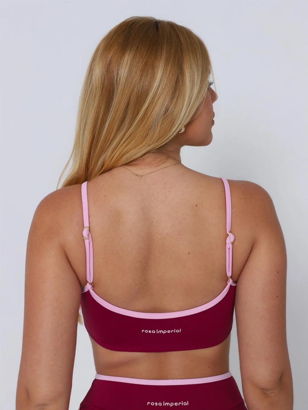 Top Contrast Valentino Com Rosa - Imagem 2