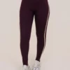 Legging Contrast Wine Com Baunilha