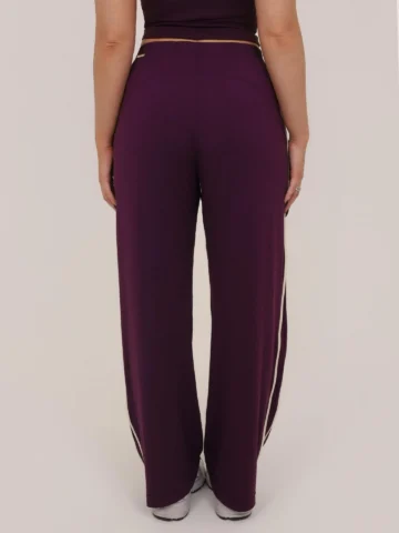 Alternative view of Calça Wide Mesh Wine